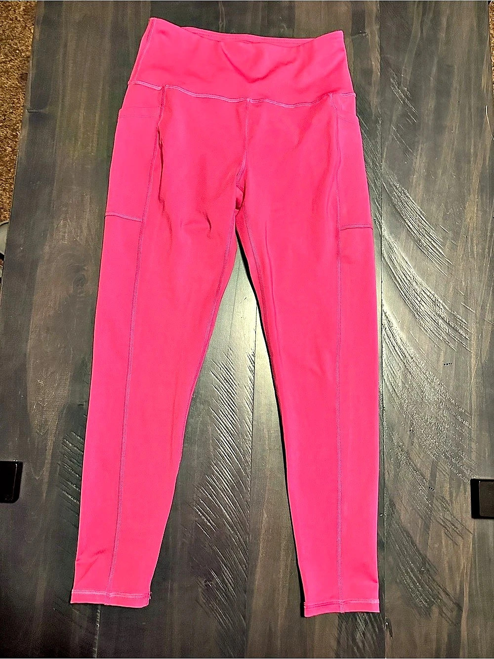 daisy fuentes Fit High-Rise Pocket Leggings Pink Medium